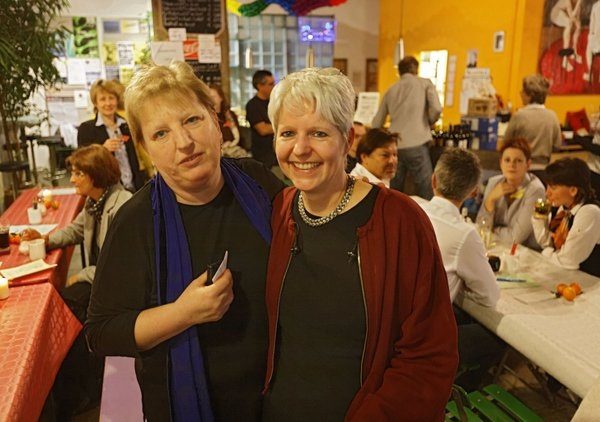 Katja Walterscheid (links) und Elka Edelkott, die Just-Human-Gründerinnen. Foto: Joachim E. Röttgers